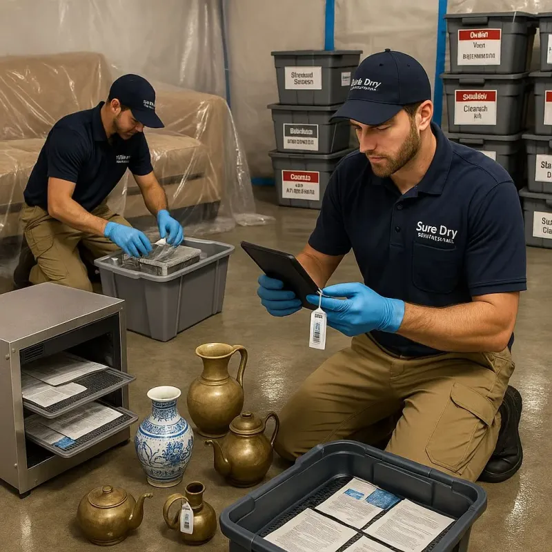 Content Protection and Restoration process in Hallandale Beach, FL